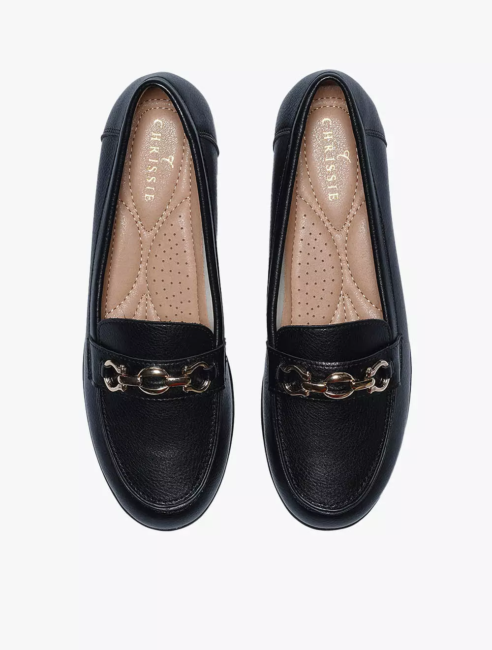 Payless Chrissie Womens Judith Comfort Flats - Black_15