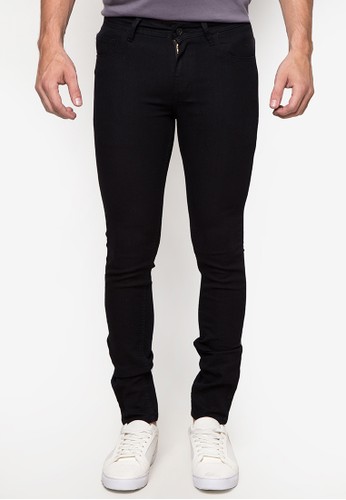 Low-Rise Super Skinny Fit Jeans (Black)