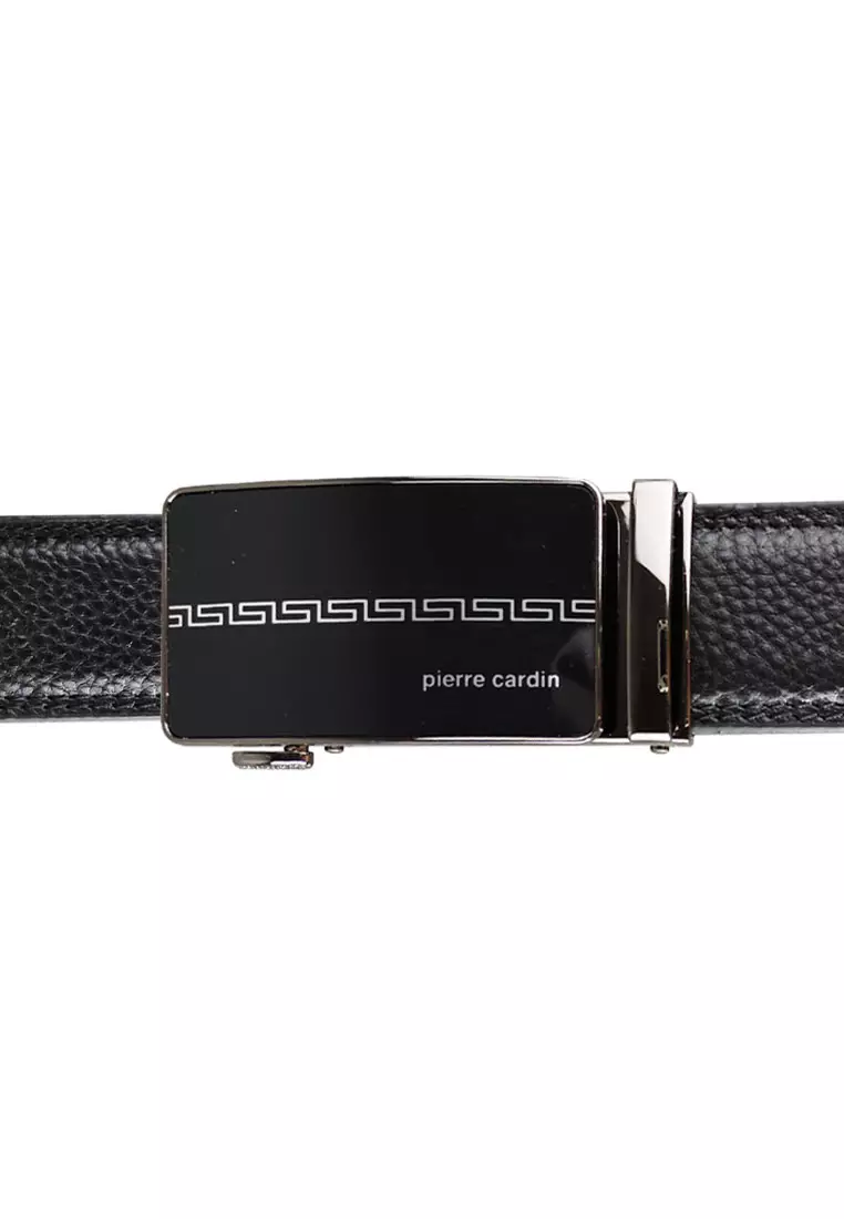 Pierre Cardin Ikat Pinggang Pria Kulit Leather Sabuk Gesper Branded Impor Men Belt Casual A