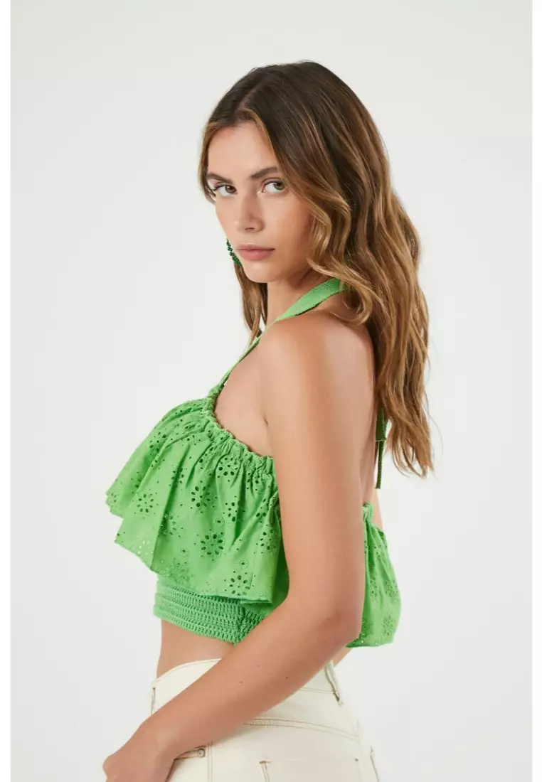 Forever 21 top eyelet top