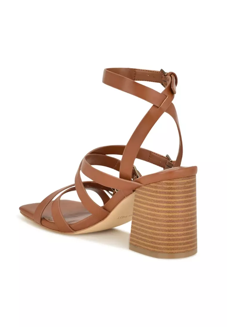 Sandalias Negras Mujer Sandalias De Tacón Ancho Y Ne West Para