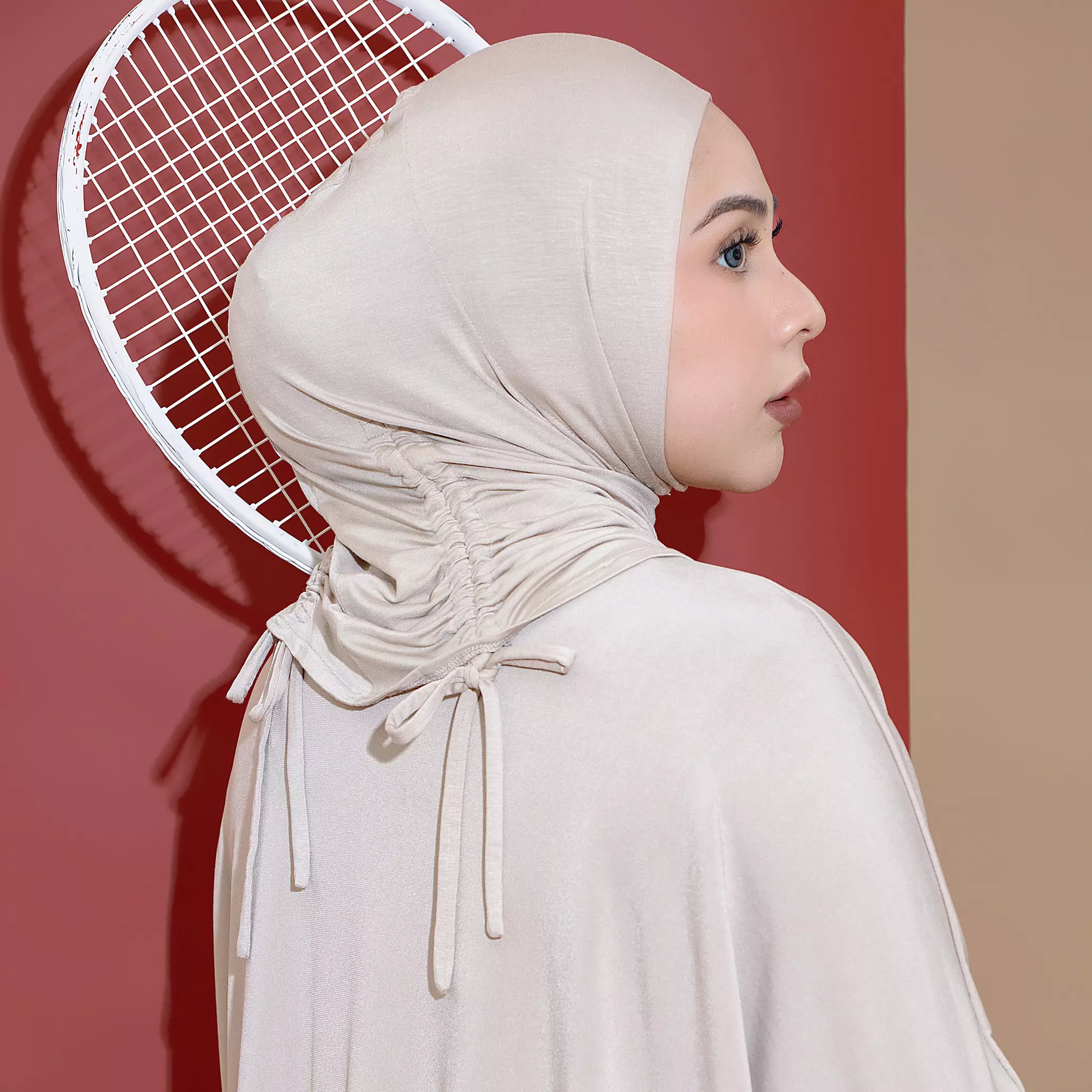 Ten Sport Tencel Beige (Instant Serut Olahraga Special Anniversary Collections)