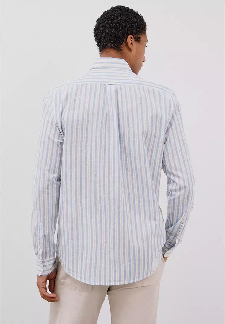 Flame striped shirt