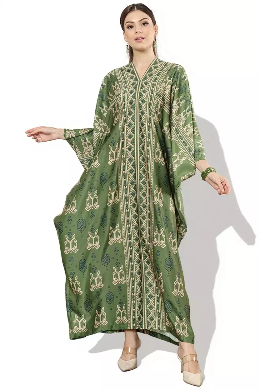 Kanzi Exclusive Long Sleeve Tapis Kaftan
