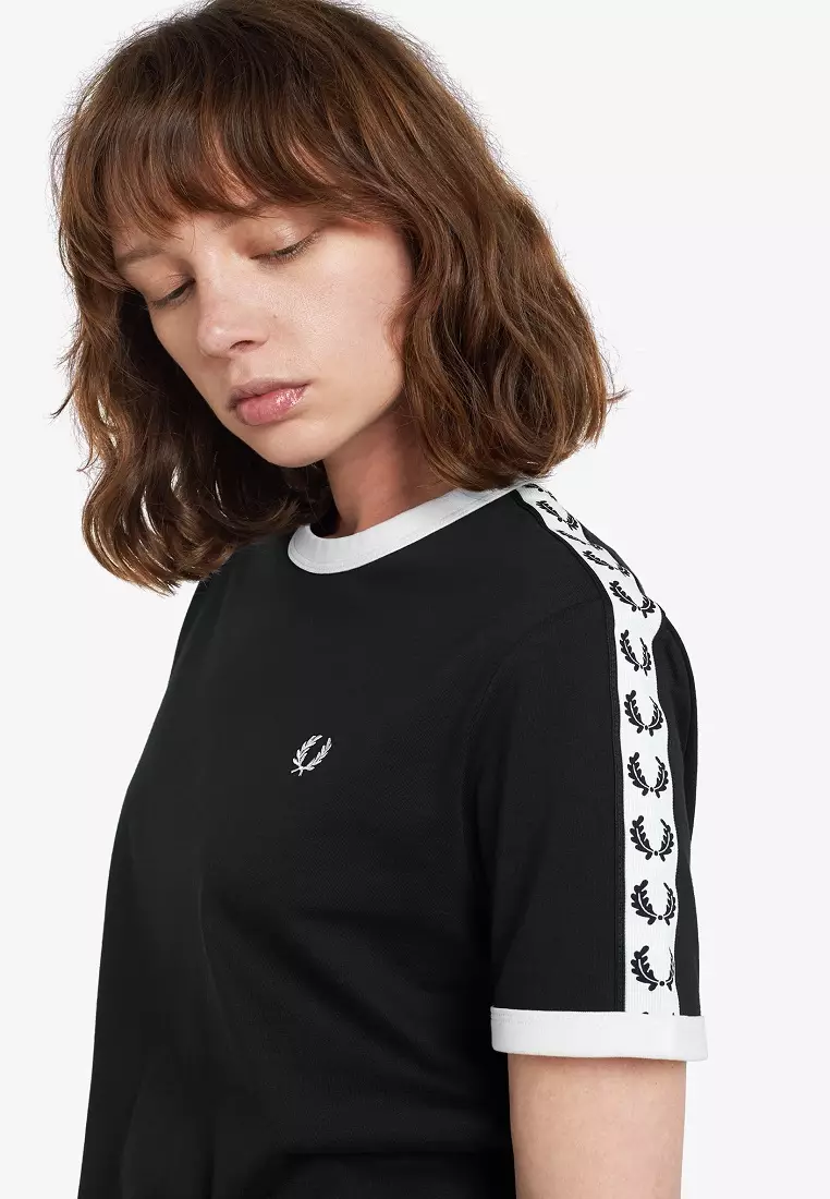 Buy Fred Perry G6347 - Taped Ringer T-Shirt - (Black) 2025