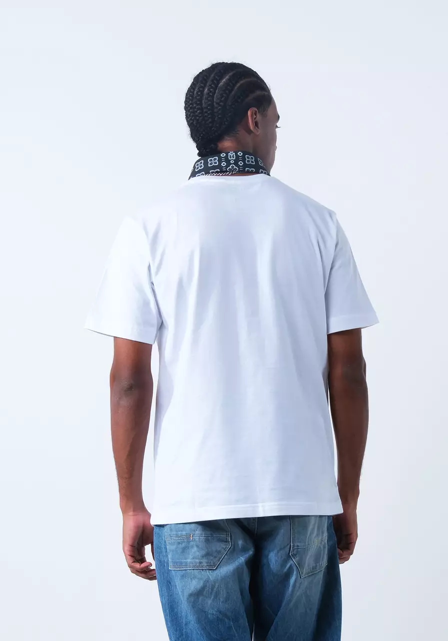 Kaos Pria Regular Bas White