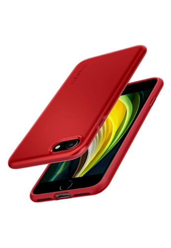 Buy Spigen Iphone Se 8 7 Case Thin Fit Pro Red 22 Online Zalora Philippines