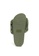 London Rag green Metal Chain Detail Fur Slides in Olive 4604CSH1C2A35EGS_7