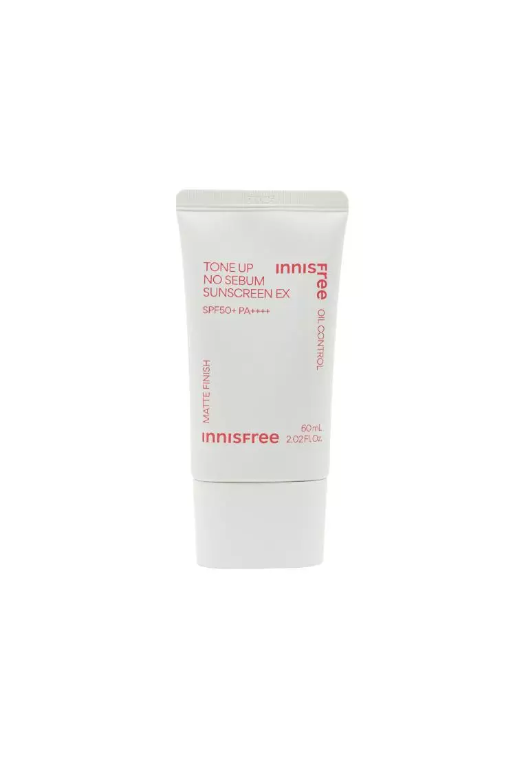 Innisfree Tone Up No Sebum Sunscreen EX SPF50+PA++++ (60ml)
