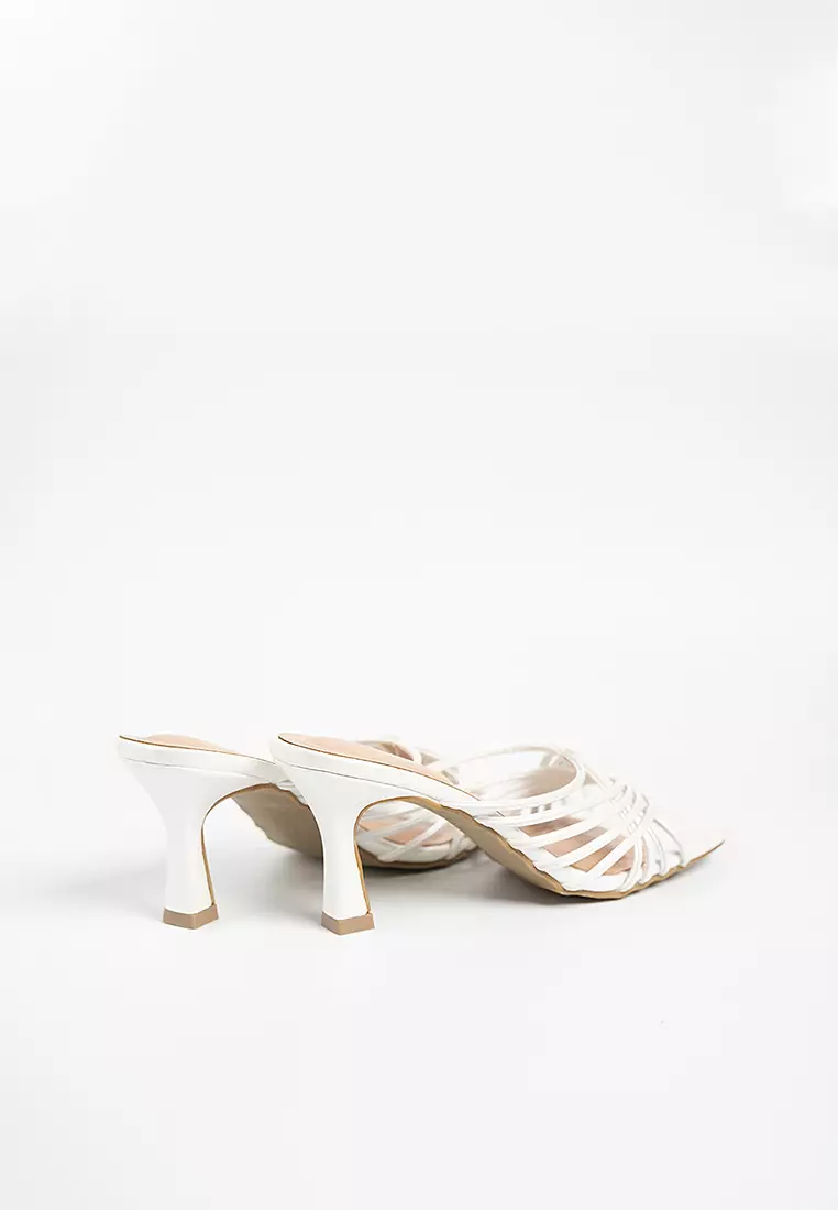 Yaya Glitter Strap Heels