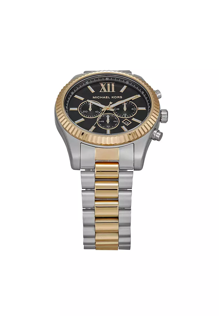 Lexington Twotone Stainless Steel Watch Mk9207