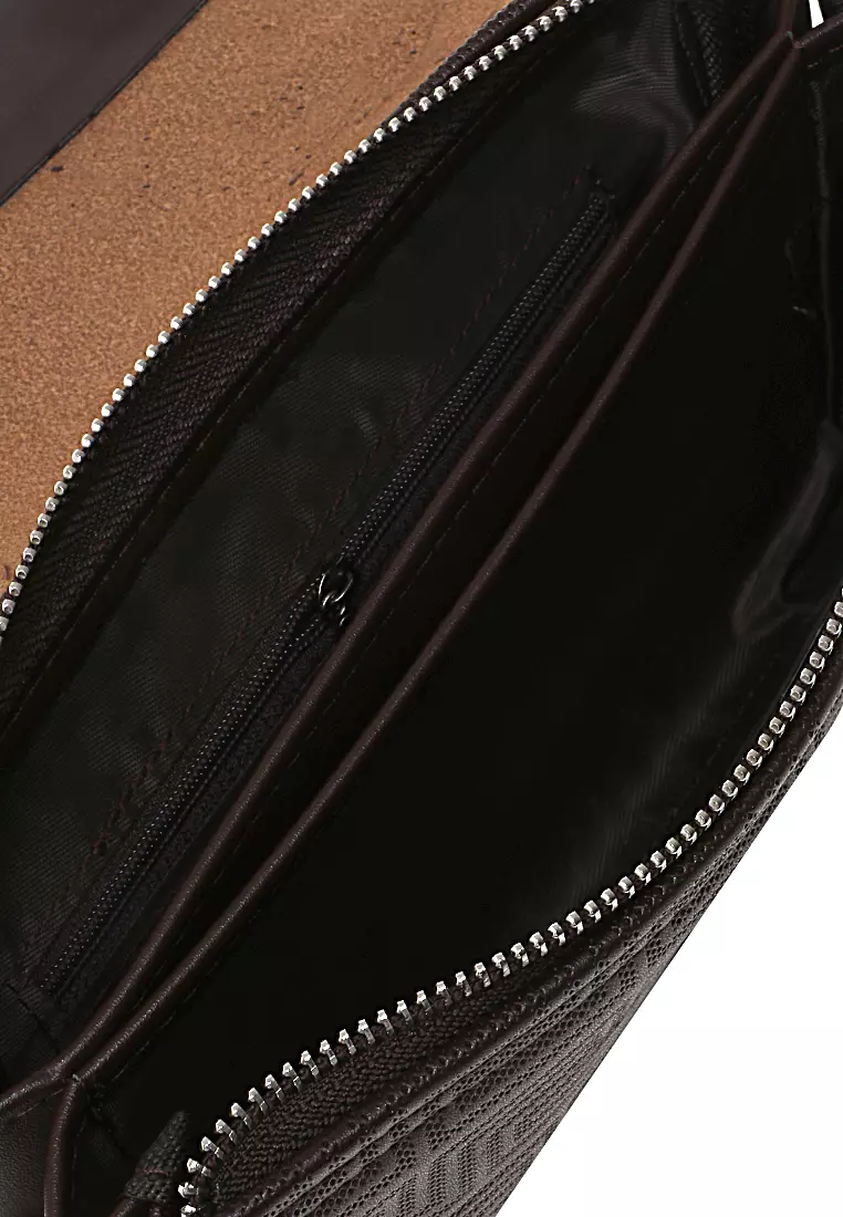 Long Wallet Dompet Clutch Pria Elegant Design Many Slot Material Leather Kulit ORIGINAL