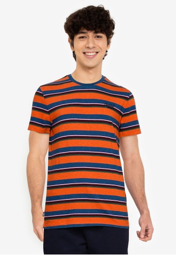 Orange Label Stripe Tee - Original & Vintage