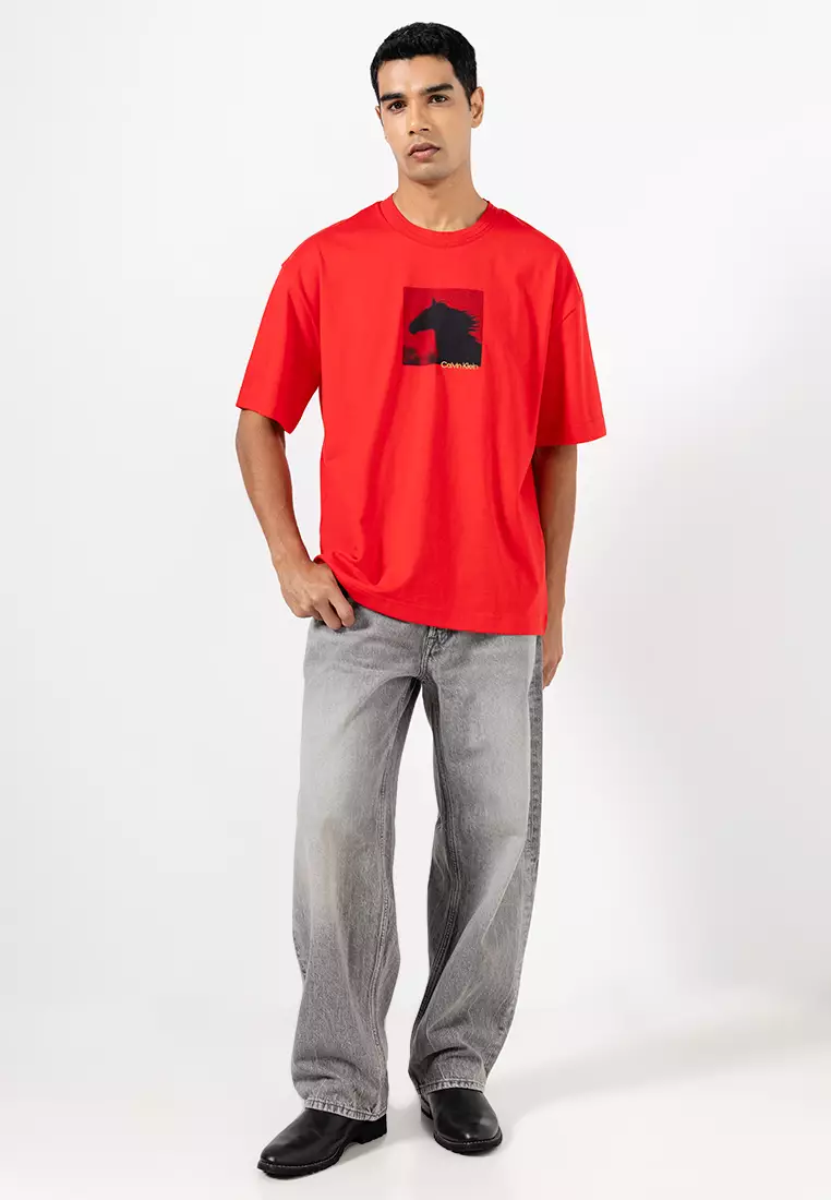 LNY Heavyweight Jersey Graphic Tee - Calvin Klein Sport