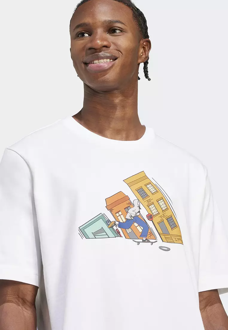 Doodle Hunt Skate Graphic T-Shirt