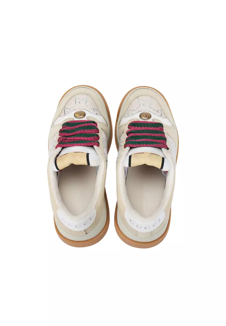 Screener 女士運動鞋米色拼色750633 FAB4S