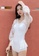 A-IN GIRLS white Elegant Lace One-Piece Swimsuit 3CFCEUS84E4980GS_3