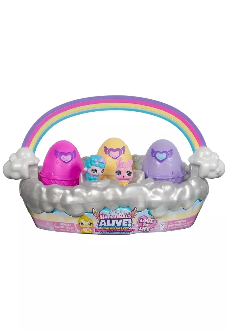 Buy Hatchimals Hatchimals Alive, Spring Basket with 6 Mini Figures, 3 ...