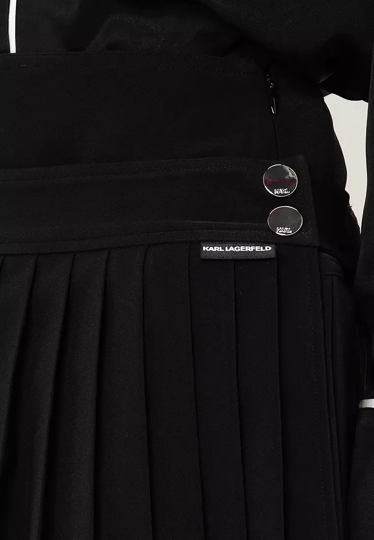 Layered Pleated Skirt