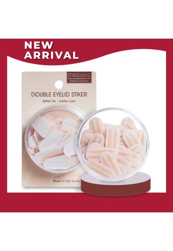 Miss U2 Skot Mata Shinning Double Eyelid Sticker M 288PCS CREAM