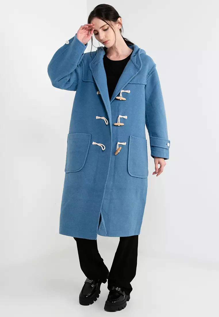 Teal hot sale duffle coat