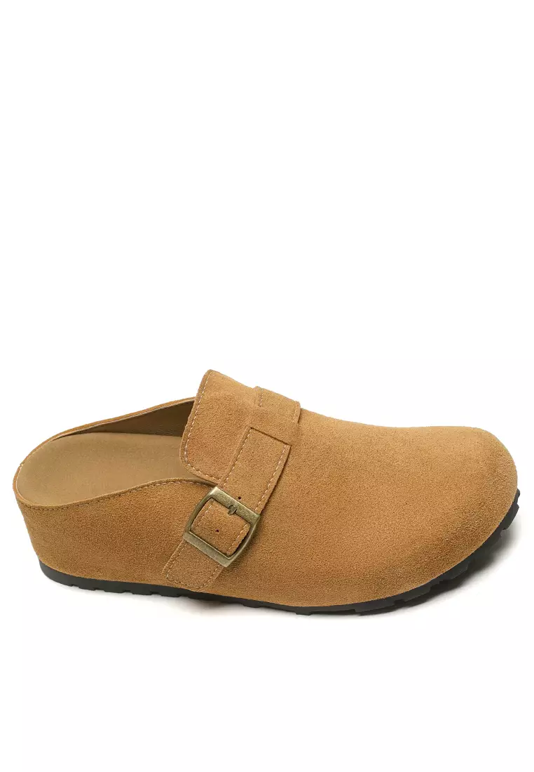 Discount on Twenty Eight Shoes  shoes - SKU: Buckle Strap Cow Suede Birkenstocks WW240-2