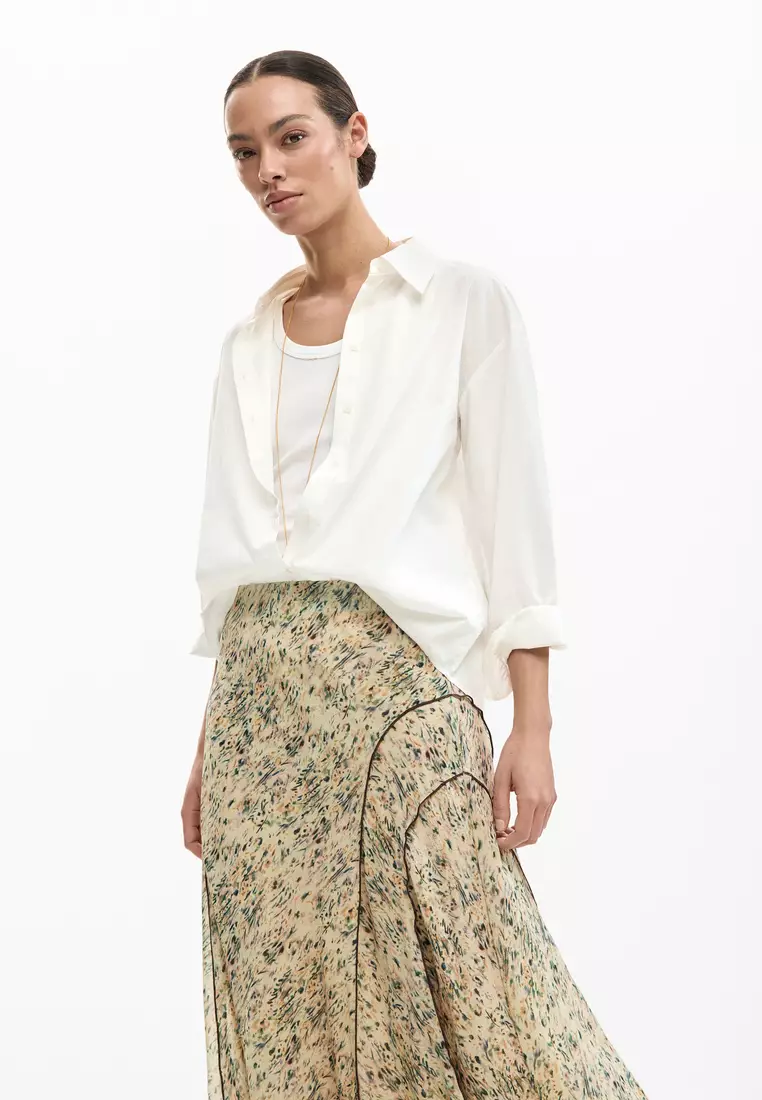 Wild midi skirt
