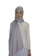 Cantik Butterfly grey Starlight Semi Instant Hijab (Light Grey) 4FBAAAAE772922GS_1