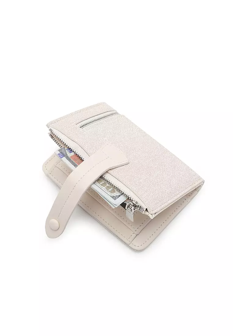 Women's Short Wallet / Purse - White