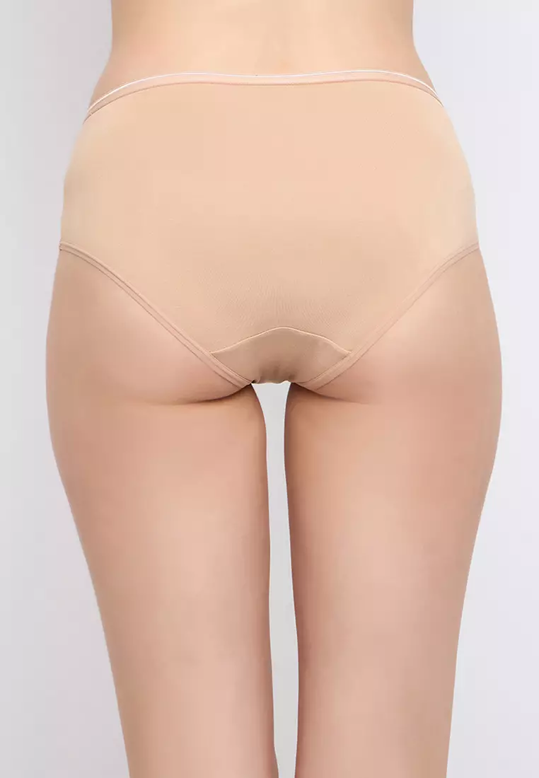 Clovia Pack of 3 Mid Waist Hipster Panties - Modal