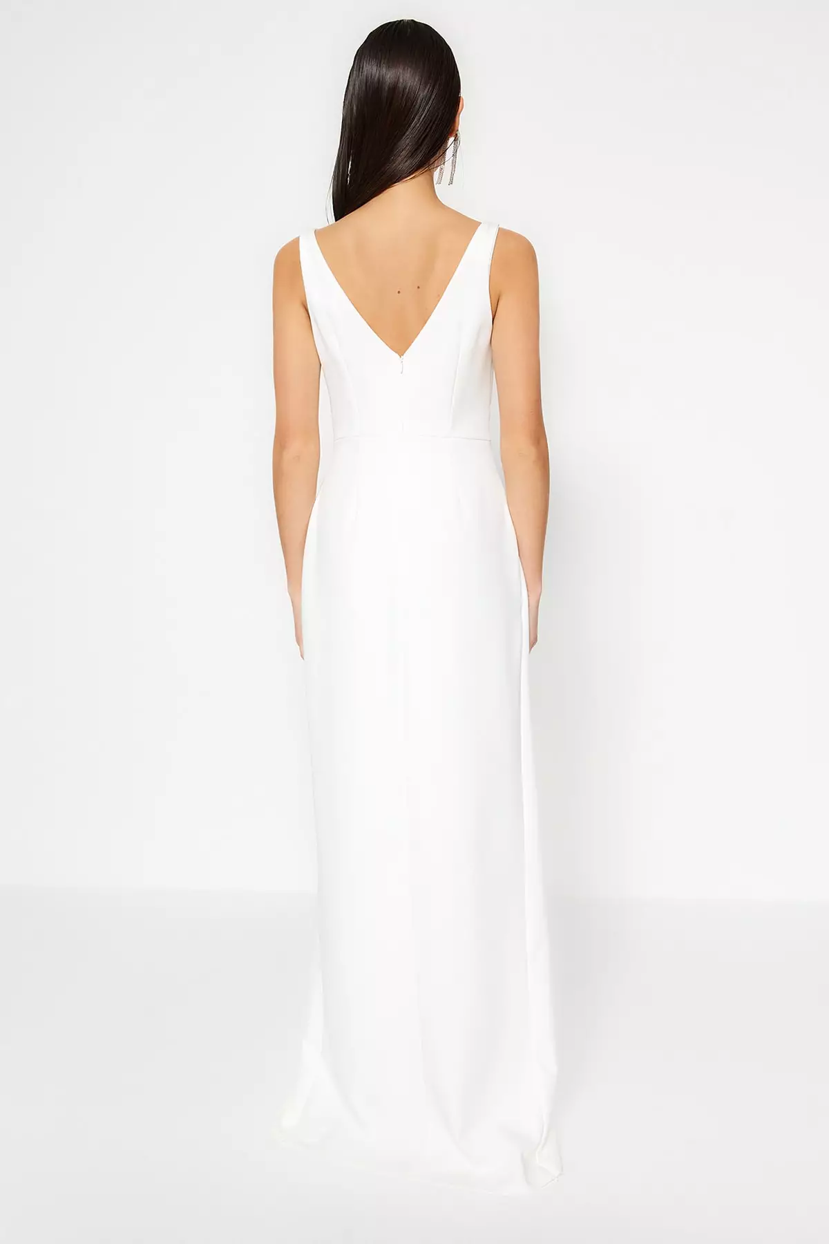 Buy Trendyol Ecru Double Breasted With Lining Woven Bridal