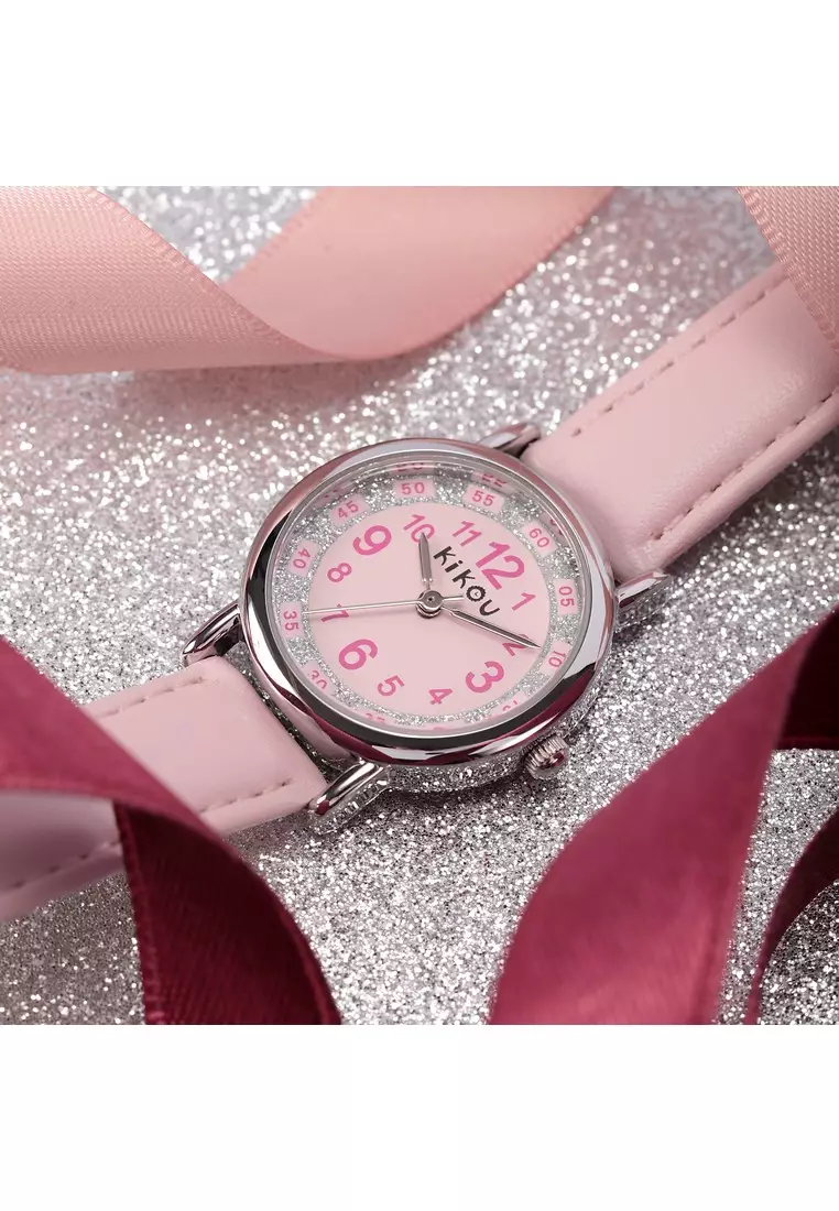 [Xmas Gift] Kikou Mademoiselle Collection 28mm Pink Sunray Dial Kids Watch R4551105501