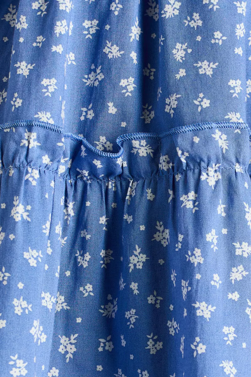Tiered cotton dress