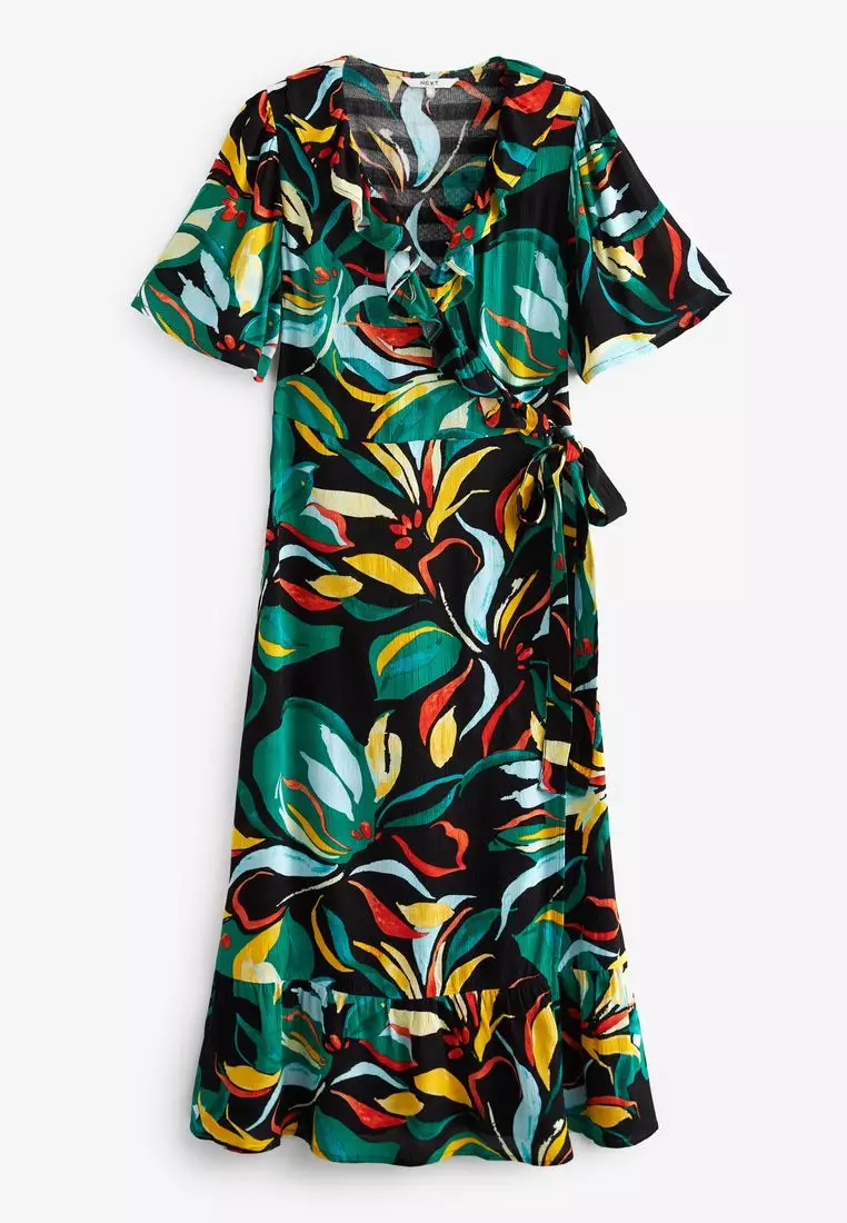 Buy NEXT Wrap Midi Dress 2024 Online ZALORA