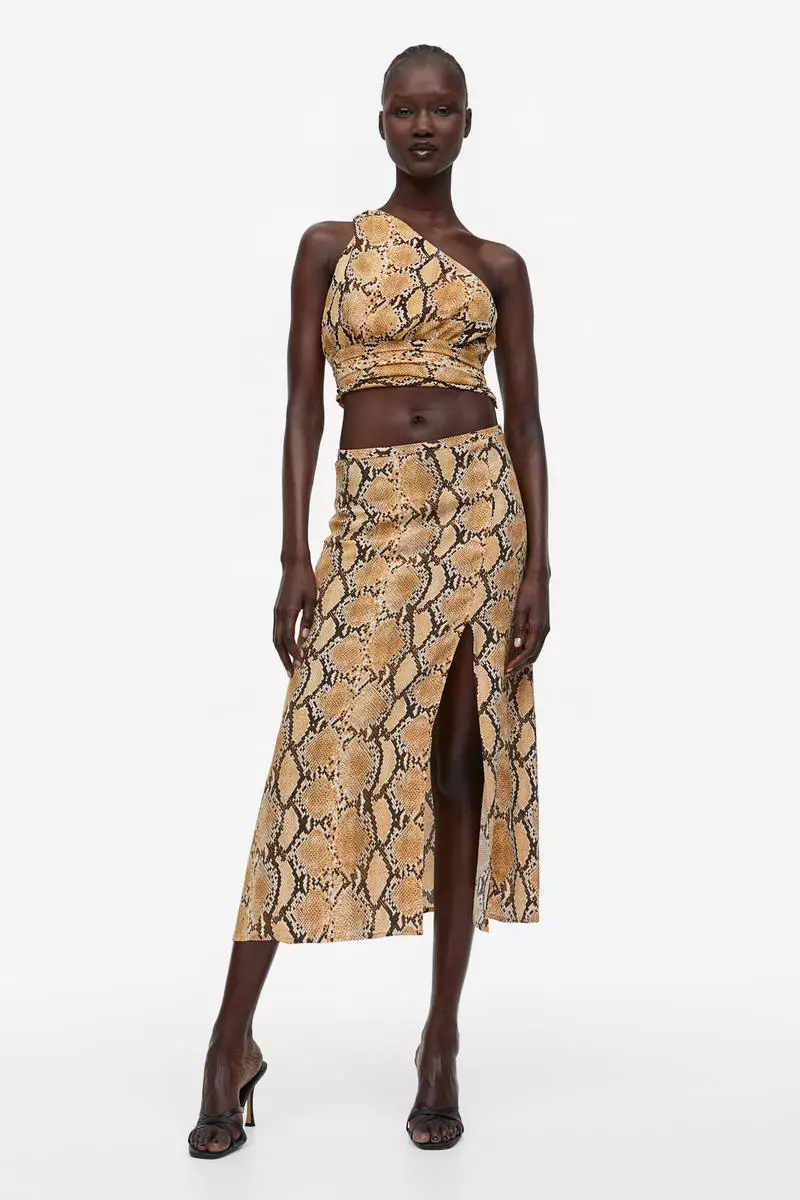 Snake skirt h&m discount