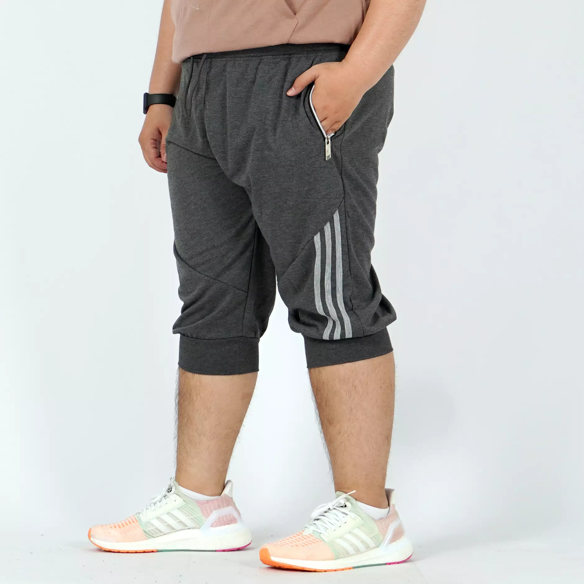 Steve Jogger Pants BIG SIZE Celana Jogger Plus Size Celana Over Size Pria - ABU TUA