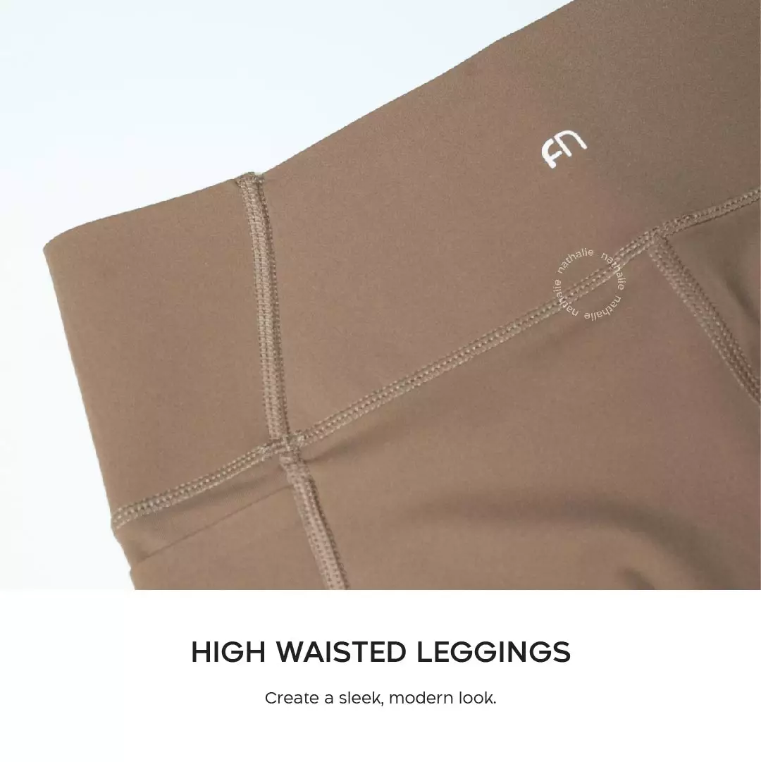 Nathalie Sport Ice Silk Short Legging NTCS 3555 - Ash