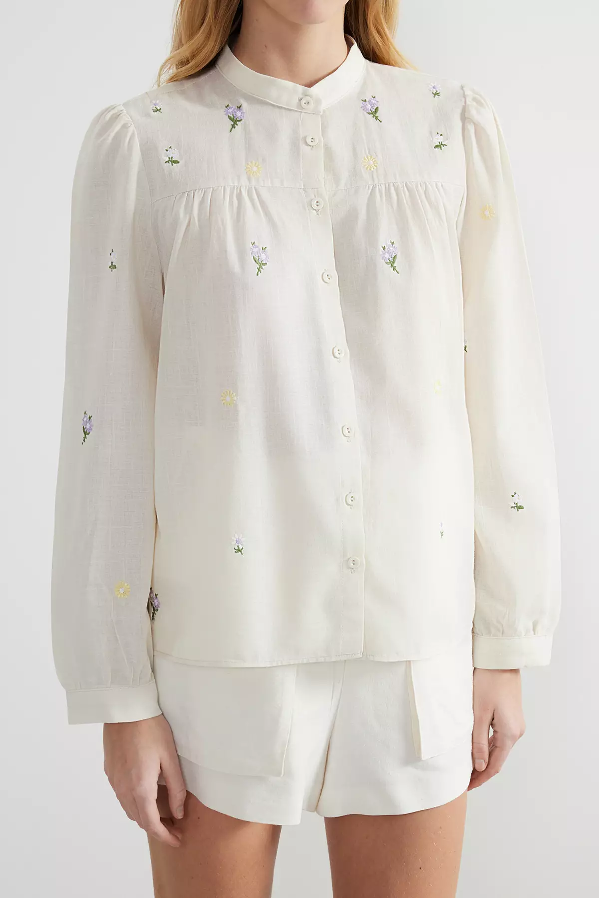 Embroidered Woven Shirt