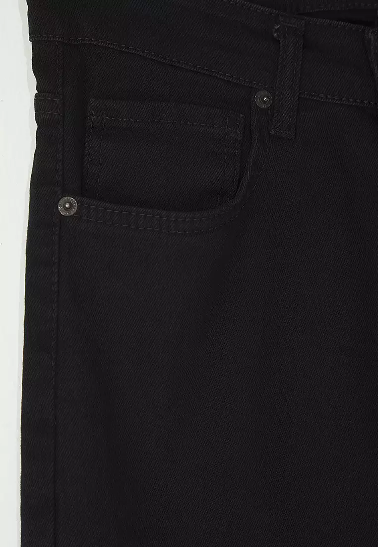 Black Skinny Fit Stretch Fabric Jeans Trousers TMNAW25JE00013