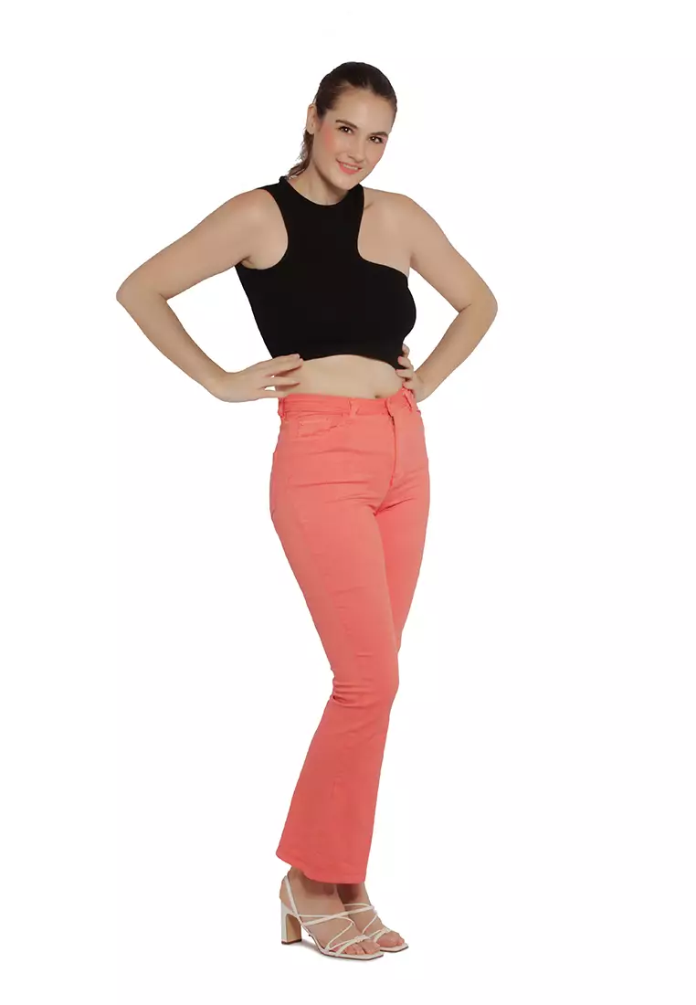 black cropped top