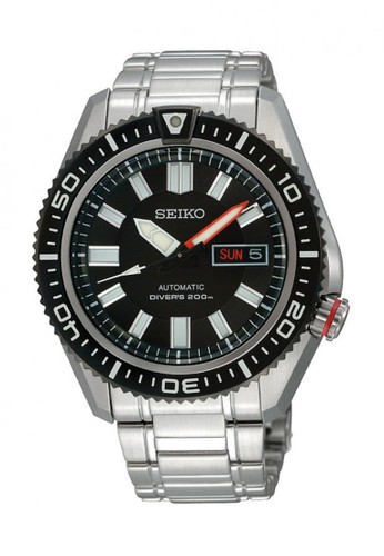 Seiko Automatic Stargate Diver Jam tangan Pria - silver - Strap stainless steel - SKZ325K1