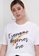 MISSGUIDED white Everyone Deserves Love Tee DD6C5AA9098D91GS_6