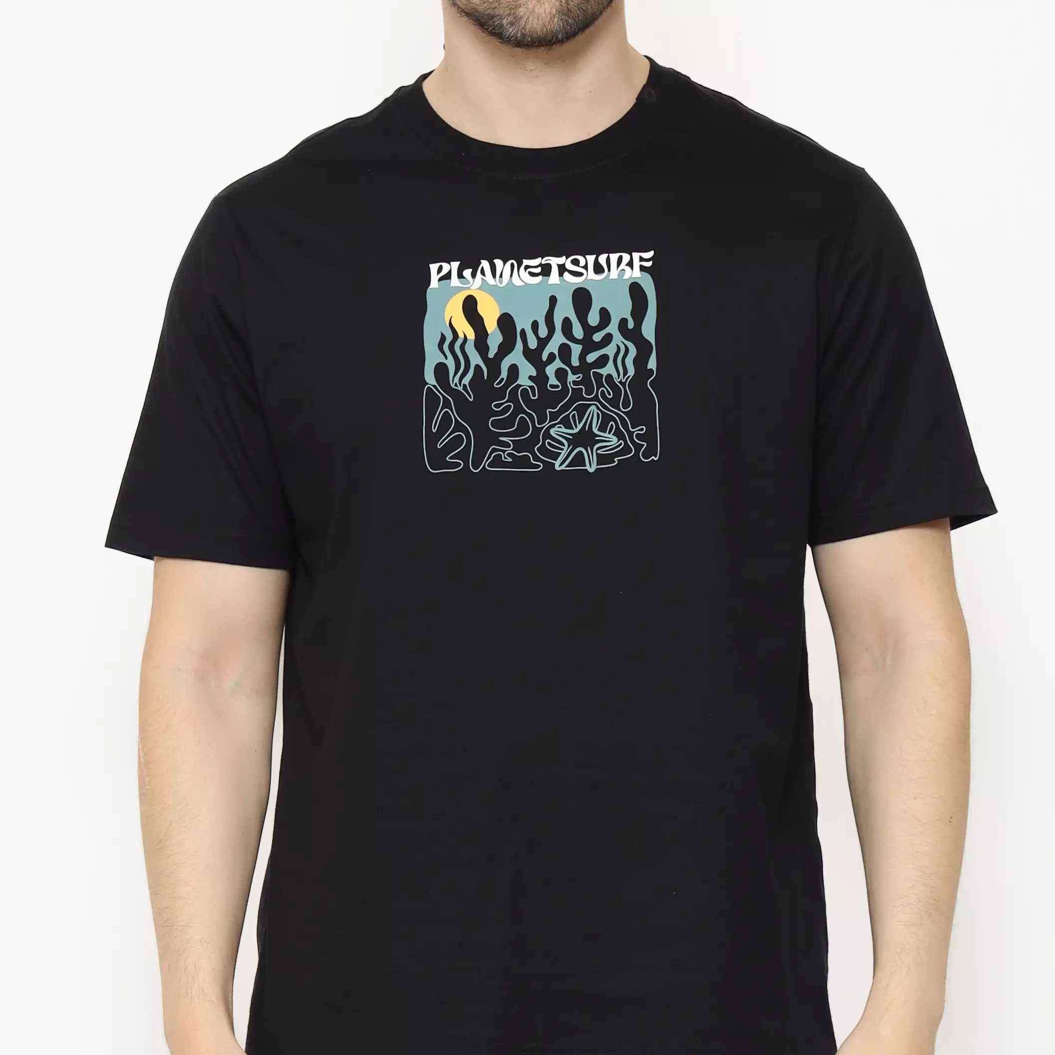 Planet Surf Clothing Kaos lengan pendek Pria Paradise  Planet Surf