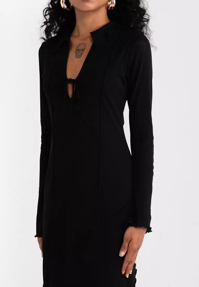 Topshop mesh midi dress new arrivals