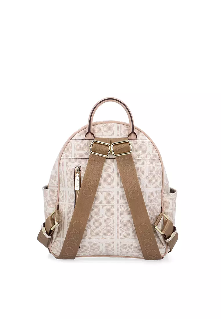 Buy Carlo Rino Carlo GEO Backpack - Nude 2026 Online | ZALORA