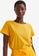 H&M yellow Cotton T-Shirt 5B3C1AAB845BBFGS_1