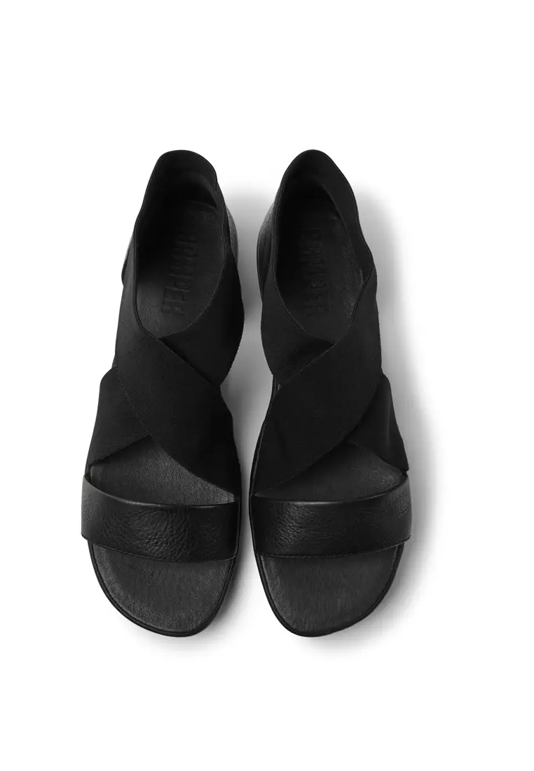 Vivobarefoot duo sandal hotsell l black leather