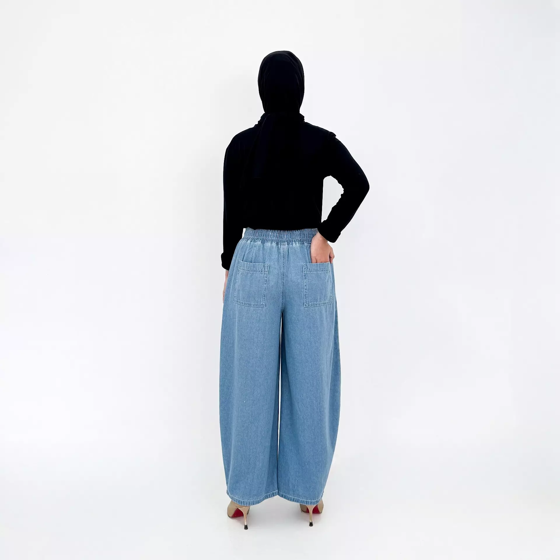 Celana Panjang Jeans Wanita - Noa Barrel Pants