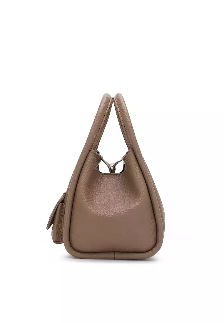 Women's 2 in 1 Top Handle Bag / Sling Bag / Shoulder Bag(手提包 / 吊帶包 / 斜背包) - 深褐色