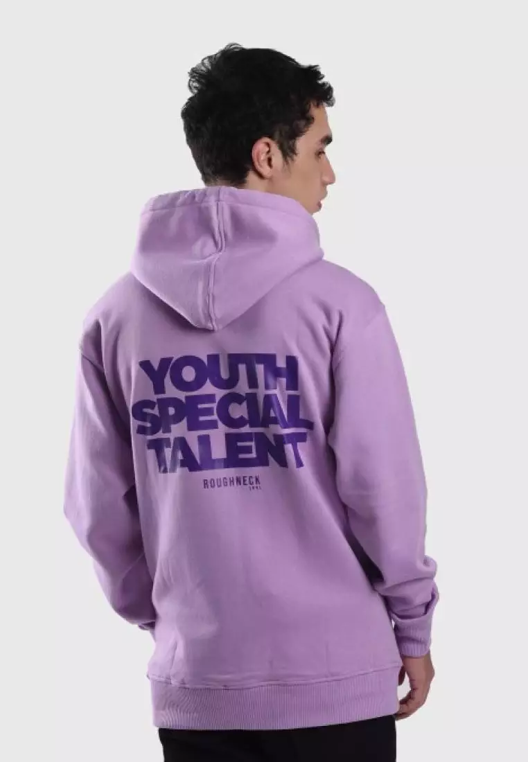 Buy Roughneck 1991 Roughneck Youth Talent Hoodie Lilac H1015